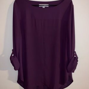 Loft Cuffed Blouse